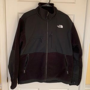 North Face Denali coat in black